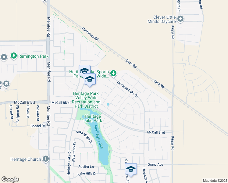 map of restaurants, bars, coffee shops, grocery stores, and more near 27400 Big Bend Drive in Menifee