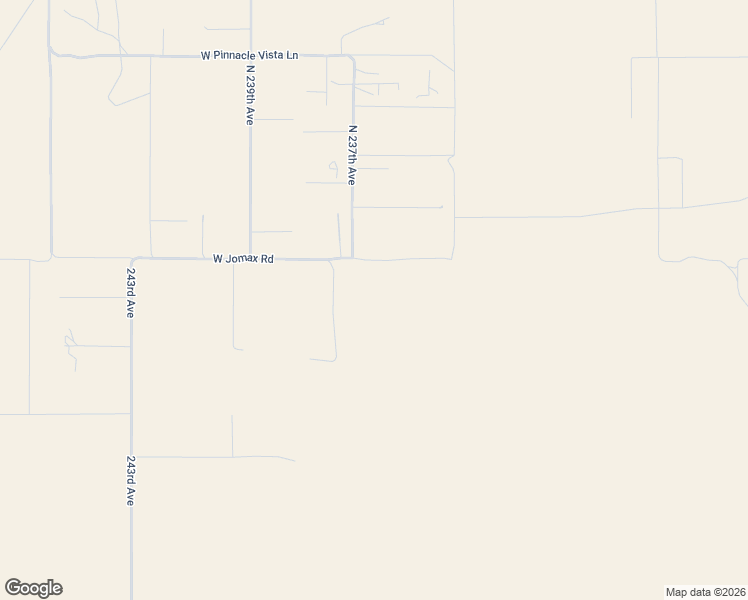 map of restaurants, bars, coffee shops, grocery stores, and more near 23501-23899 West Jomax Road in Wittmann