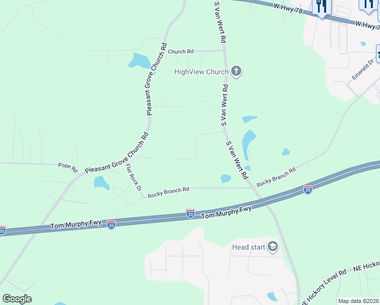 map of restaurants, bars, coffee shops, grocery stores, and more near 139 Autumn Run Place in Villa Rica