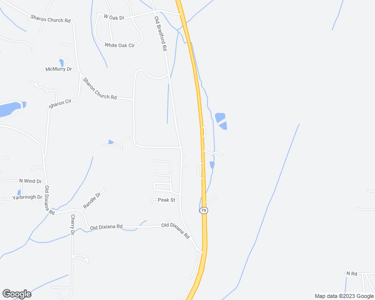 map of restaurants, bars, coffee shops, grocery stores, and more near 7523 Old Bradford Road in Pinson