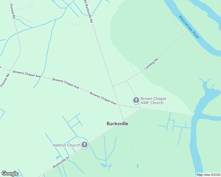 map of restaurants, bars, coffee shops, grocery stores, and more near 6632 Old Bucksville Road in Conway