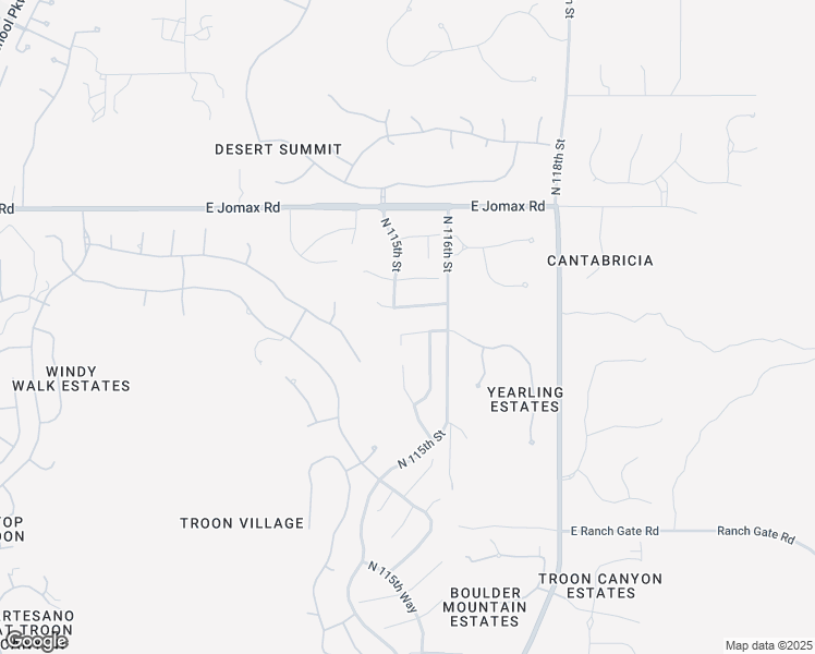 map of restaurants, bars, coffee shops, grocery stores, and more near 11536 East Cottontail Lane in Scottsdale