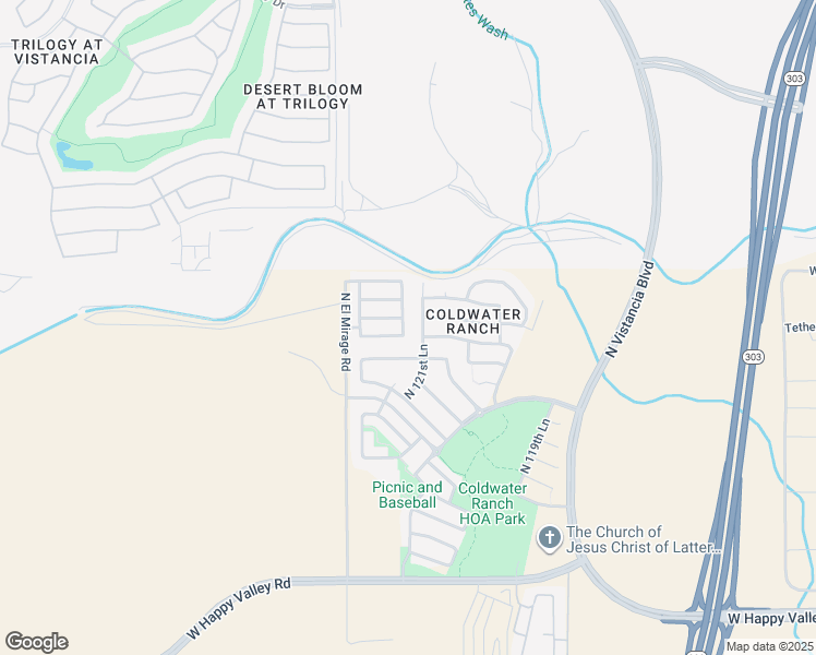 map of restaurants, bars, coffee shops, grocery stores, and more near 26315 North 122nd Drive in Peoria