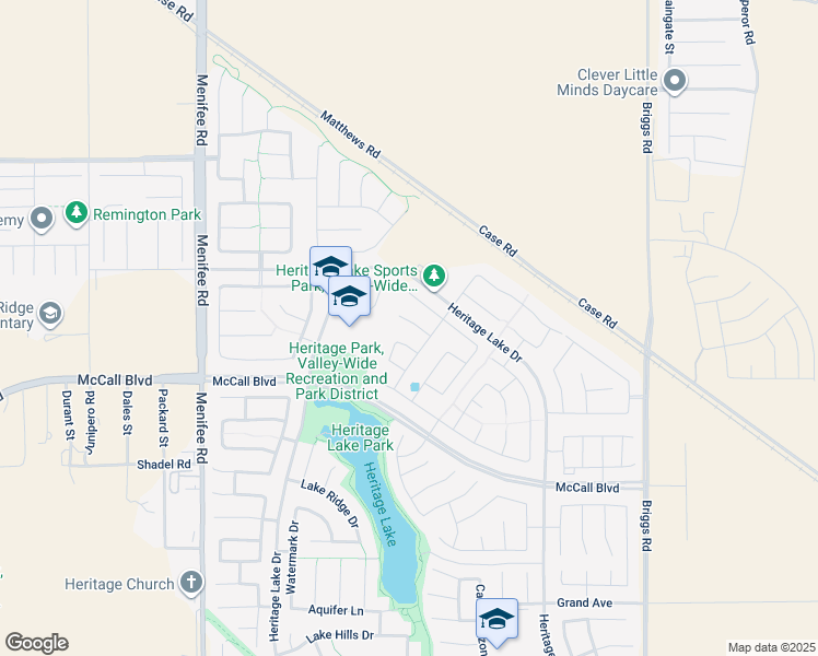 map of restaurants, bars, coffee shops, grocery stores, and more near 29309 Humboldt Court in Menifee