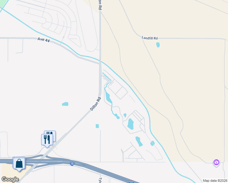 map of restaurants, bars, coffee shops, grocery stores, and more near 86140 Sonoma Creek Road in Coachella