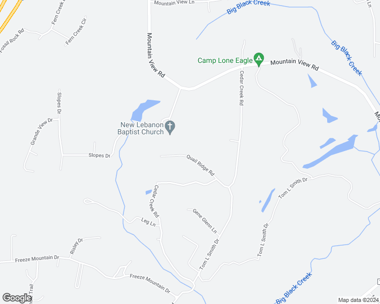 map of restaurants, bars, coffee shops, grocery stores, and more near 340 Quail Ridge Road in Odenville