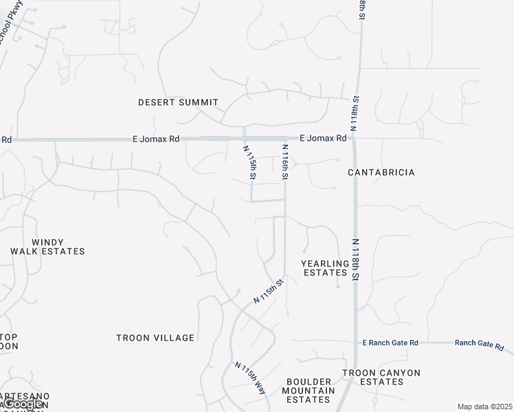 map of restaurants, bars, coffee shops, grocery stores, and more near 11536 East Cottontail Lane in Scottsdale