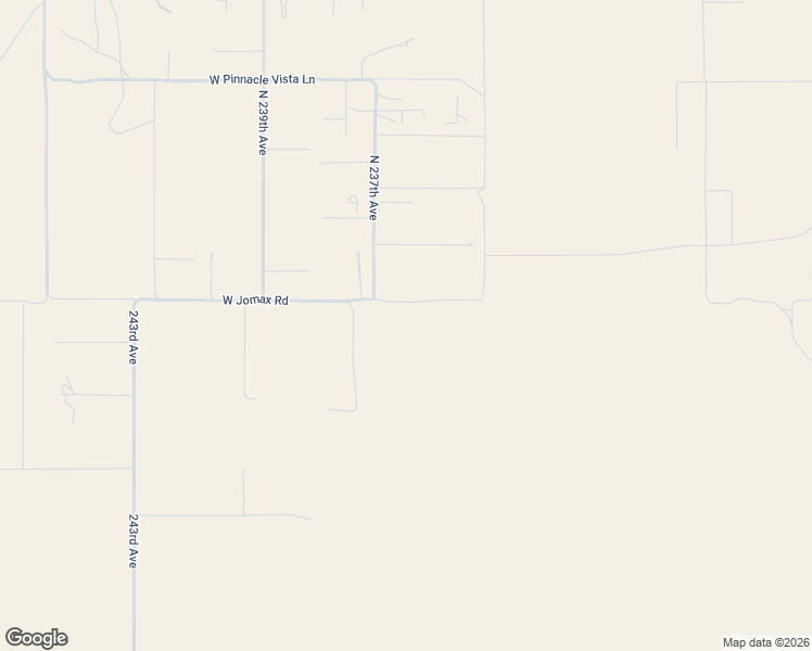 map of restaurants, bars, coffee shops, grocery stores, and more near 23501-23899 West Jomax Road in Wittmann