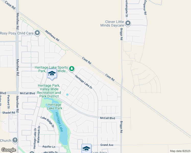 map of restaurants, bars, coffee shops, grocery stores, and more near 29691 Olympic Drive in Menifee
