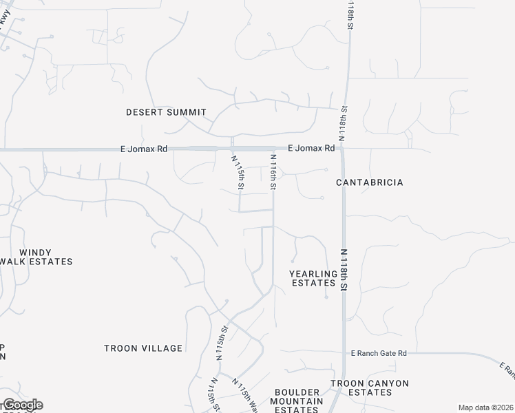 map of restaurants, bars, coffee shops, grocery stores, and more near 11520 East Quartz Rock Road in Scottsdale