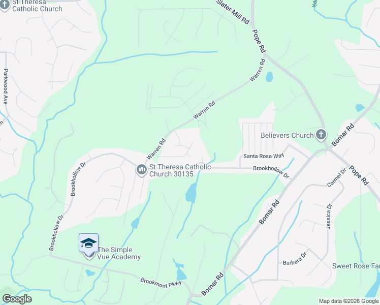 map of restaurants, bars, coffee shops, grocery stores, and more near 3890 Nixon Grove Drive in Douglasville