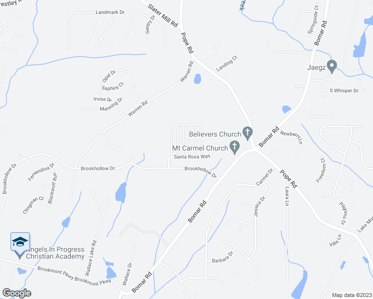 map of restaurants, bars, coffee shops, grocery stores, and more near 2978 Dungeness Drive in Douglasville
