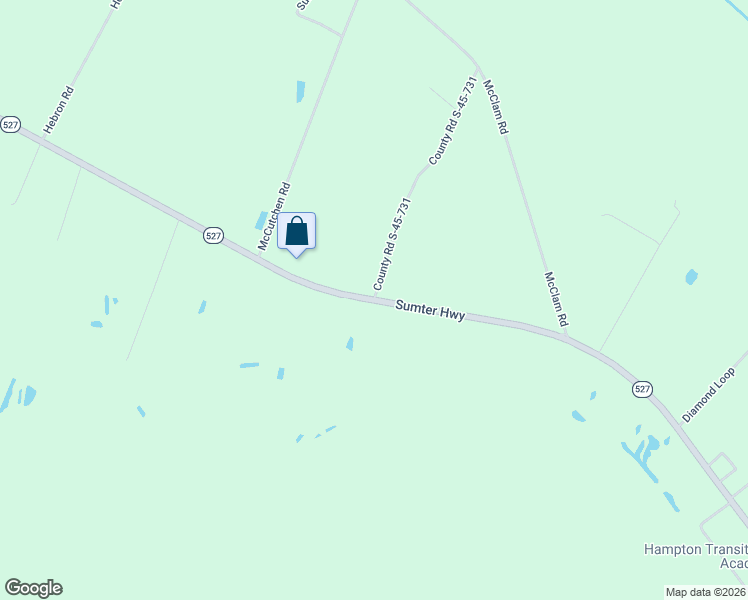 map of restaurants, bars, coffee shops, grocery stores, and more near 1 County Road S-45-731 in Cades