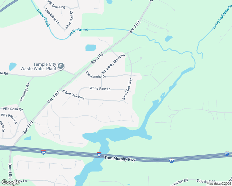 map of restaurants, bars, coffee shops, grocery stores, and more near 199 White Pine Lane in Temple