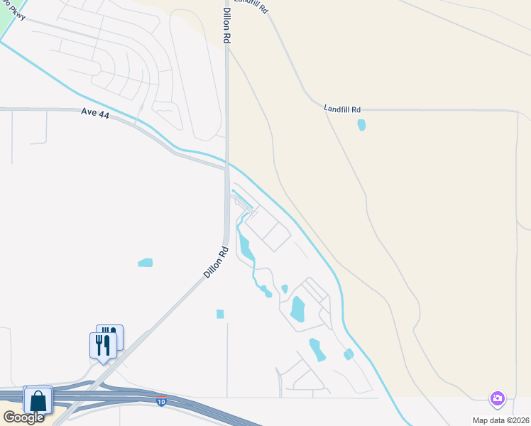 map of restaurants, bars, coffee shops, grocery stores, and more near in Coachella