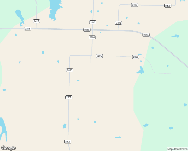 map of restaurants, bars, coffee shops, grocery stores, and more near 254 County Road 2805 in Honey Grove