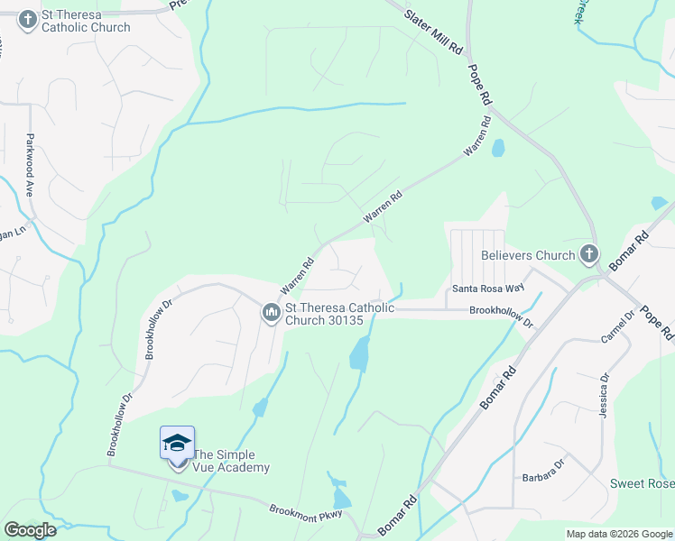 map of restaurants, bars, coffee shops, grocery stores, and more near 3890 Nixon Grove Drive in Douglasville