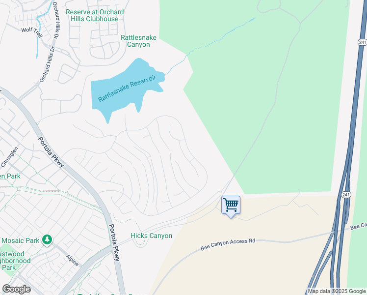 map of restaurants, bars, coffee shops, grocery stores, and more near 468 Ridgecrest in Irvine