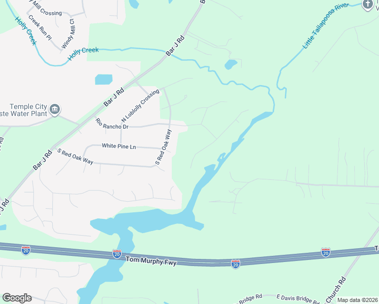 map of restaurants, bars, coffee shops, grocery stores, and more near 187 River Oak Court in Temple