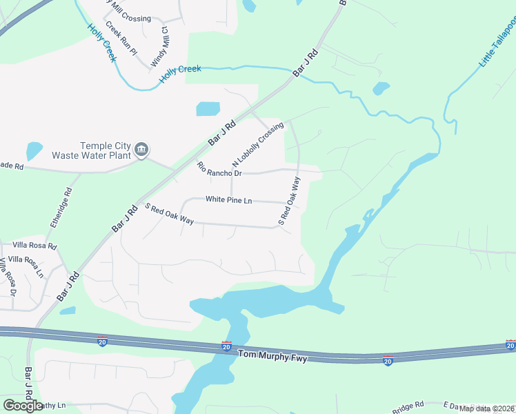 map of restaurants, bars, coffee shops, grocery stores, and more near 199 White Pine Lane in Temple