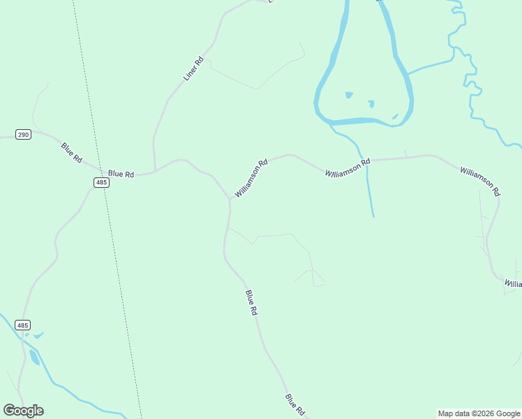 map of restaurants, bars, coffee shops, grocery stores, and more near 835 Blue Road in Tallapoosa