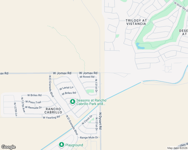 map of restaurants, bars, coffee shops, grocery stores, and more near 13122 West Rowel Road in Peoria
