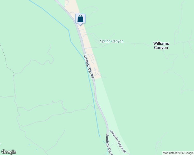 map of restaurants, bars, coffee shops, grocery stores, and more near 16291 Jackson Ranch Road South in Silverado