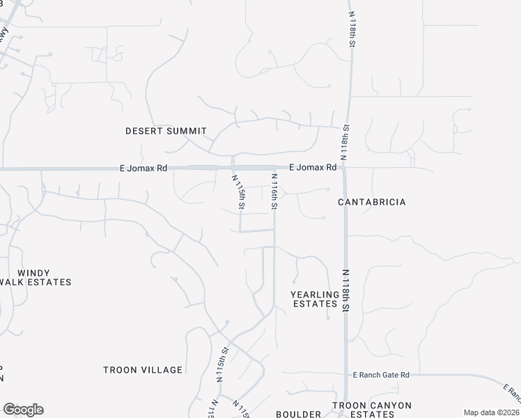 map of restaurants, bars, coffee shops, grocery stores, and more near 11592 East Quartz Rock Road in Scottsdale