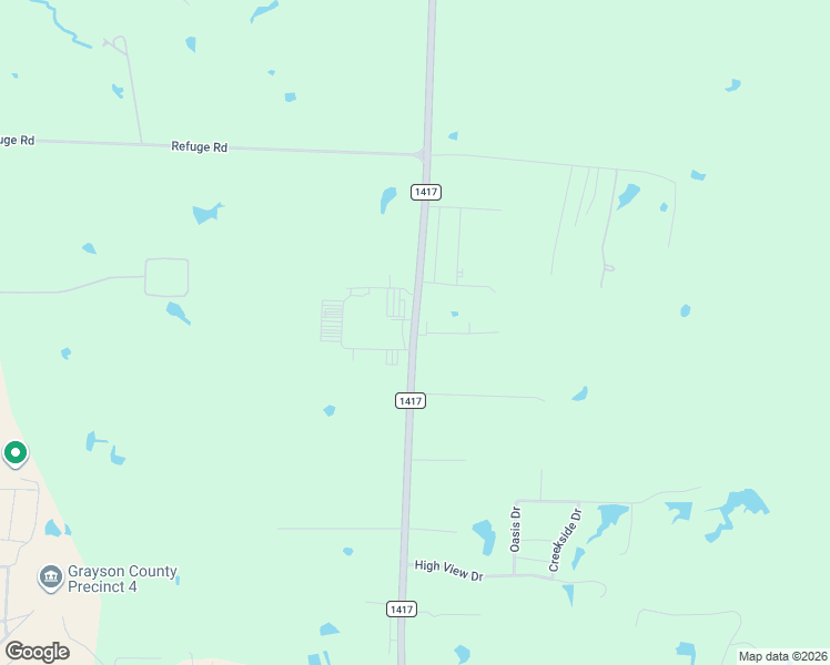 map of restaurants, bars, coffee shops, grocery stores, and more near 4906 Farm to Market 1417 in Denison