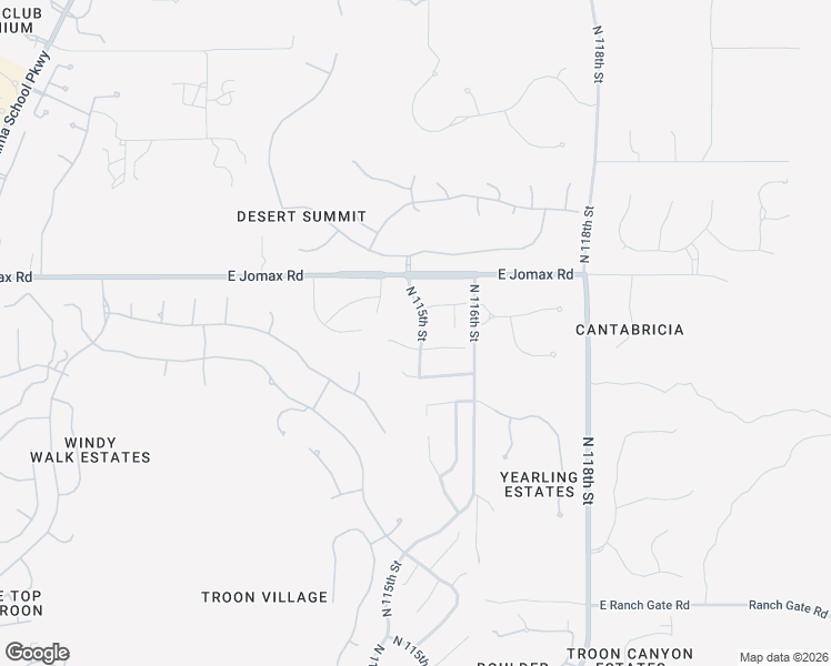 map of restaurants, bars, coffee shops, grocery stores, and more near 11520 East Quartz Rock Road in Scottsdale