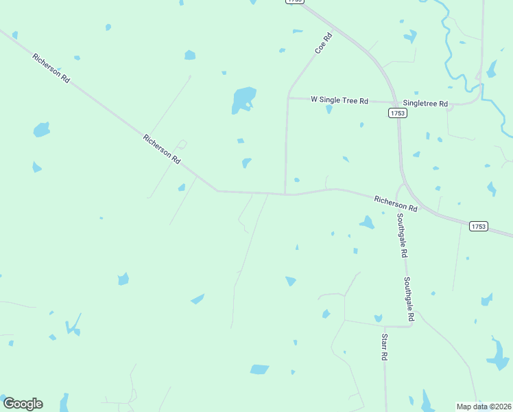 map of restaurants, bars, coffee shops, grocery stores, and more near 1846 Richerson Road in Denison