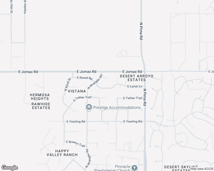 map of restaurants, bars, coffee shops, grocery stores, and more near 8507 East Lariat Lane in Scottsdale