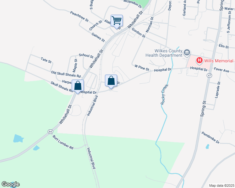 map of restaurants, bars, coffee shops, grocery stores, and more near 114 Washington Drive in Washington