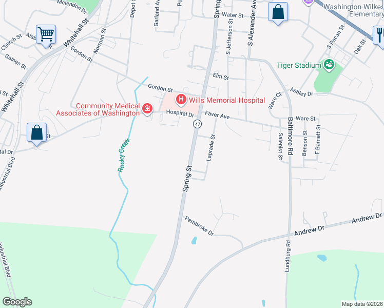 map of restaurants, bars, coffee shops, grocery stores, and more near 913 Spring Street in Washington