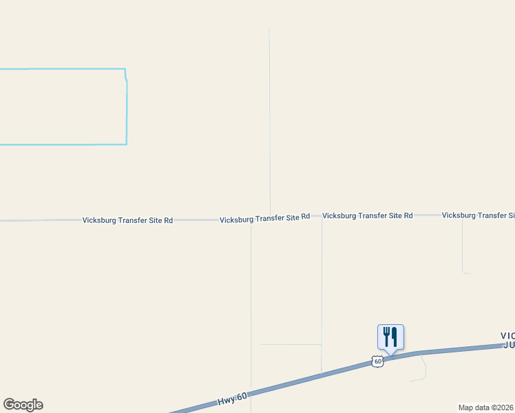map of restaurants, bars, coffee shops, grocery stores, and more near 56993 Vicksburg Road in Salome