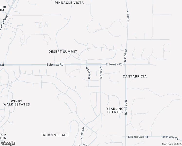 map of restaurants, bars, coffee shops, grocery stores, and more near 26455 North 115th Street in Scottsdale