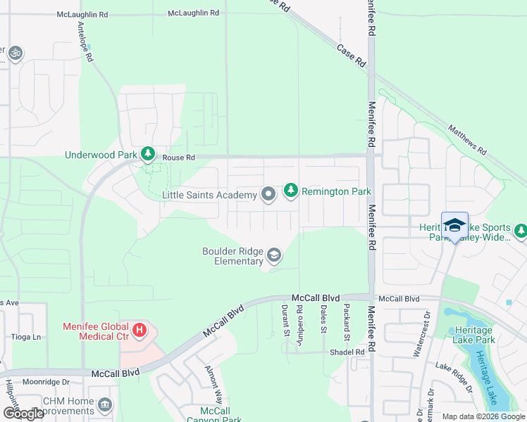 map of restaurants, bars, coffee shops, grocery stores, and more near West Heritage Lake Drive in Menifee