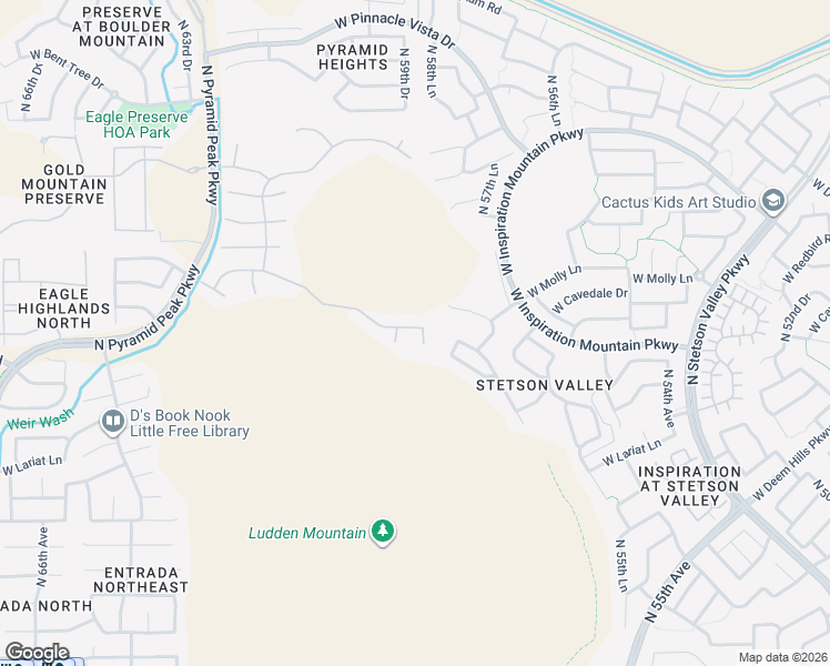 map of restaurants, bars, coffee shops, grocery stores, and more near 26618 North 59th Drive in Phoenix