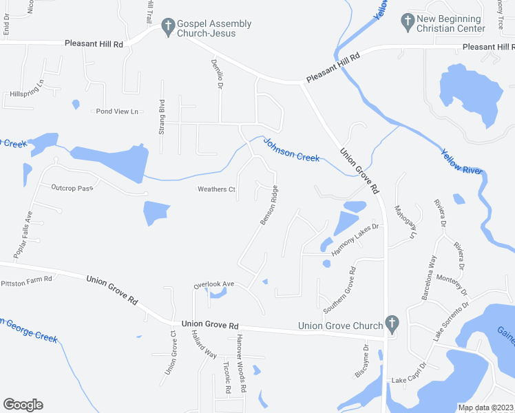 map of restaurants, bars, coffee shops, grocery stores, and more near 2422 Emma Court in Lithonia