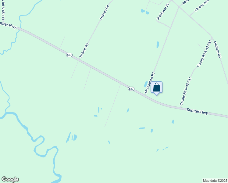 map of restaurants, bars, coffee shops, grocery stores, and more near 32 Whitney Lane in Kingstree
