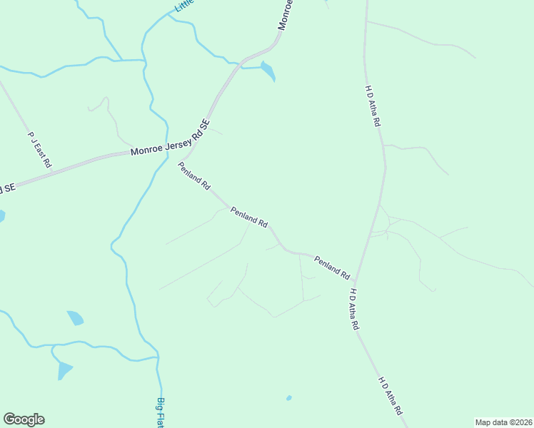 map of restaurants, bars, coffee shops, grocery stores, and more near 915 Penland Road in Covington