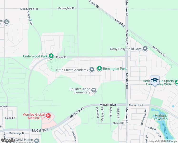 map of restaurants, bars, coffee shops, grocery stores, and more near 27185 Endion Court in Menifee