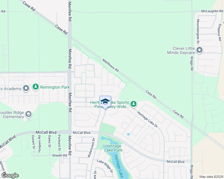 map of restaurants, bars, coffee shops, grocery stores, and more near 29360 Coral Island Court in Menifee