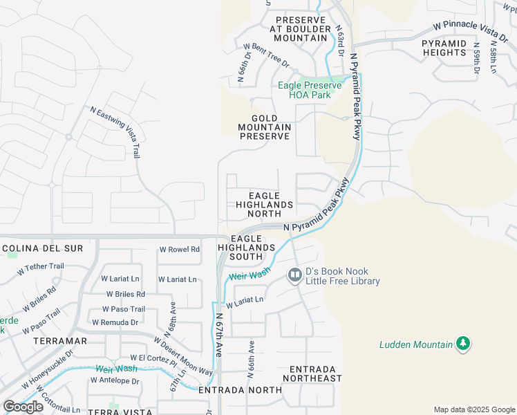 map of restaurants, bars, coffee shops, grocery stores, and more near 26755 North 65th Drive in Phoenix