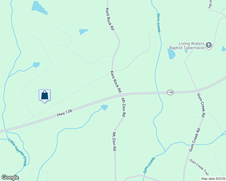 map of restaurants, bars, coffee shops, grocery stores, and more near 4355-4359 Georgia 138 in Loganville