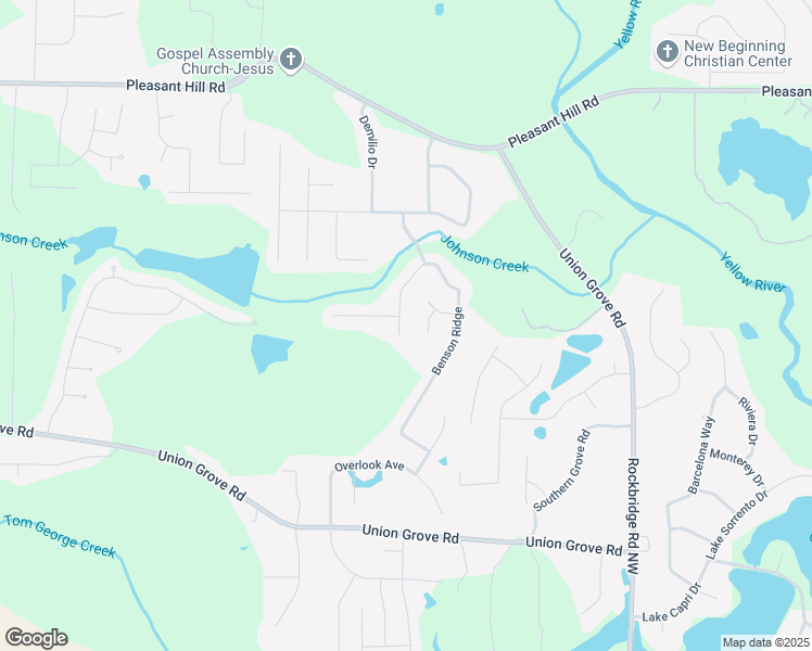 map of restaurants, bars, coffee shops, grocery stores, and more near 2259 Benson Ridge in Lithonia