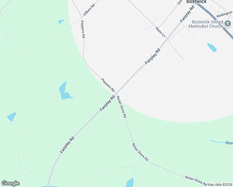 map of restaurants, bars, coffee shops, grocery stores, and more near 1303-1367 Peppers Road in Bishop