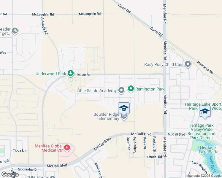 map of restaurants, bars, coffee shops, grocery stores, and more near 27260 Palomar Street in Menifee