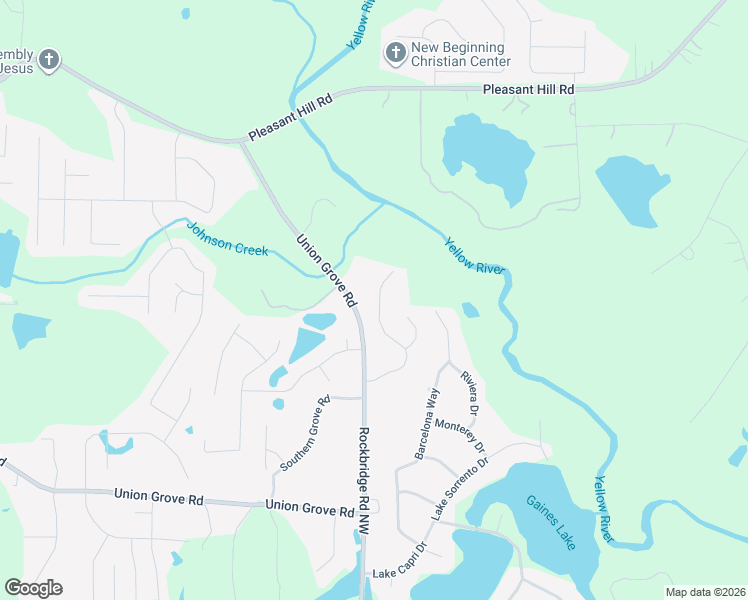 map of restaurants, bars, coffee shops, grocery stores, and more near 8206 Mahogany Lane in Lithonia