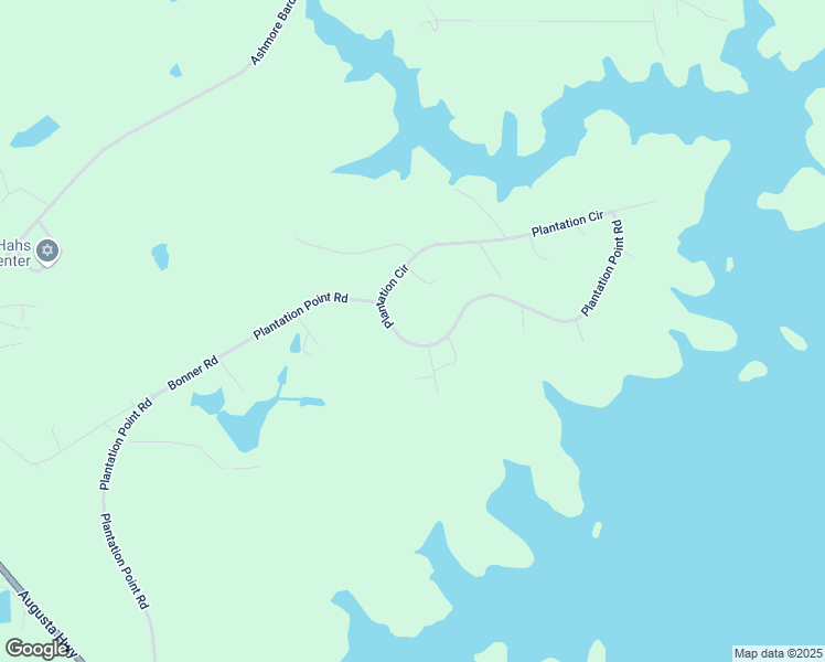 map of restaurants, bars, coffee shops, grocery stores, and more near 1060 Plantation Circle in Lincolnton